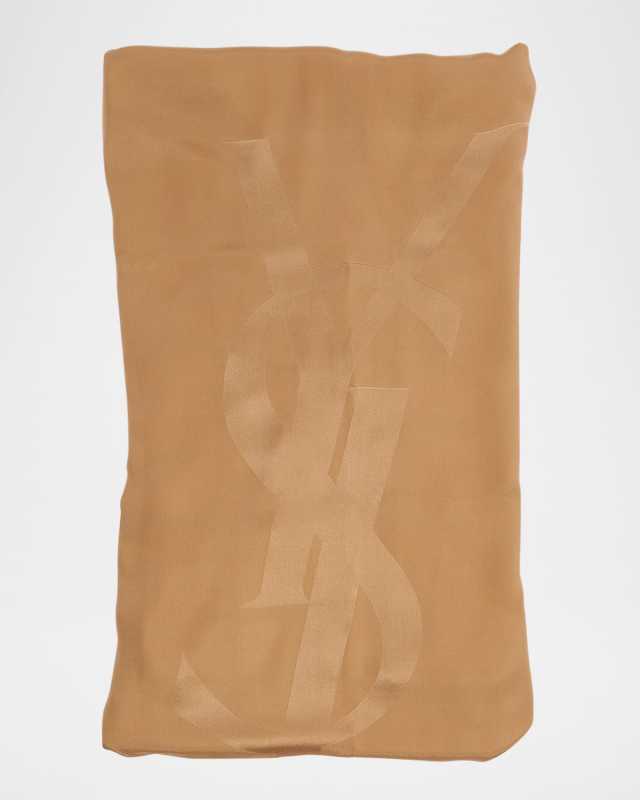 Silk YSL Printed Silk Scarf
